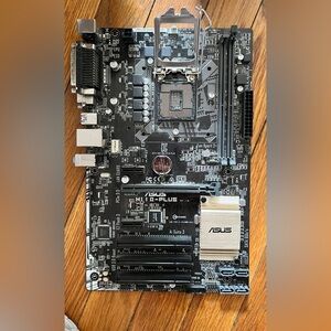 ASUS H110-PLUS Motherboard - Black and Silver